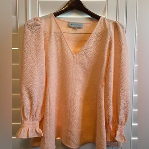 Tuckernuck Women’s Peach Textured Easton Blouse